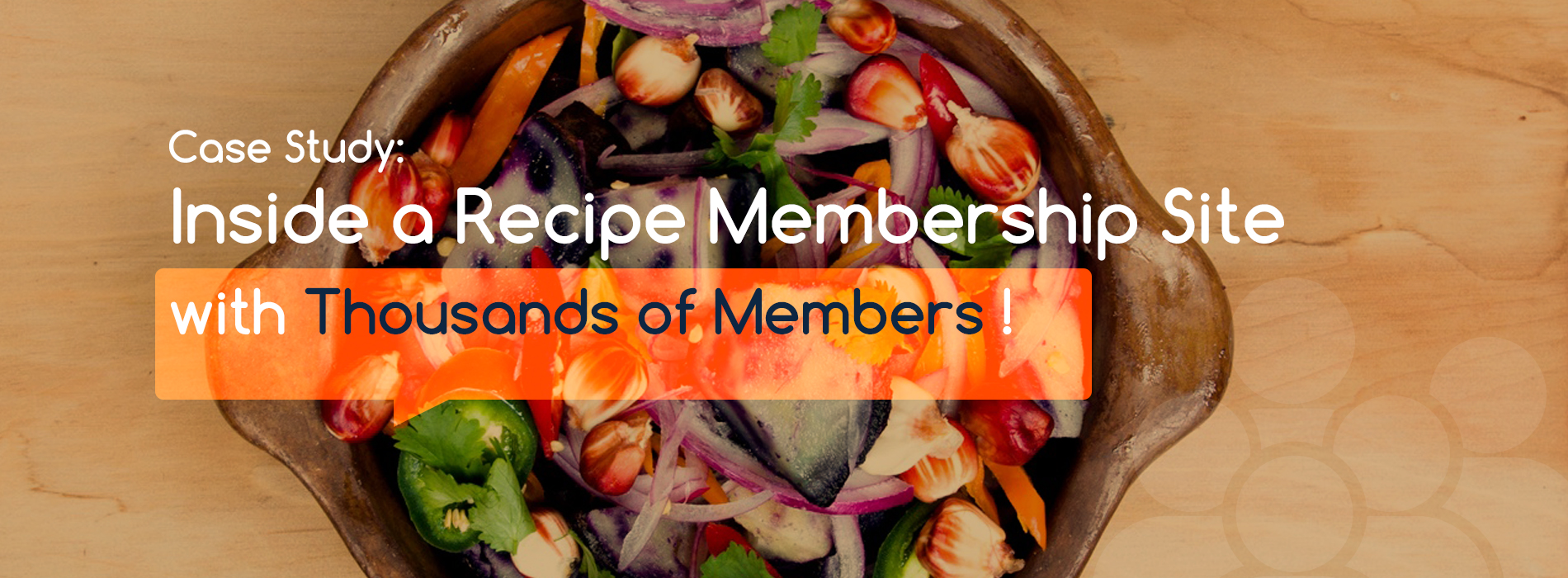 Inside a Recipe Membership Site